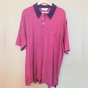 Brooks Brothers Striped Cotton Polo Shirt – Men’s XXL